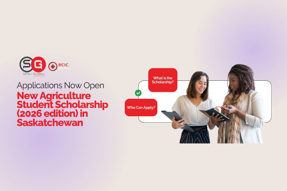 Applications Now Open: New Agriculture Student Scholarship (2026 edition) in Saskatchewan